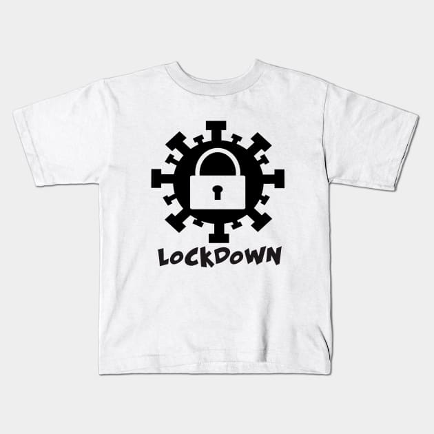 LOCKDOWN Kids T-Shirt by Ayiepdesign